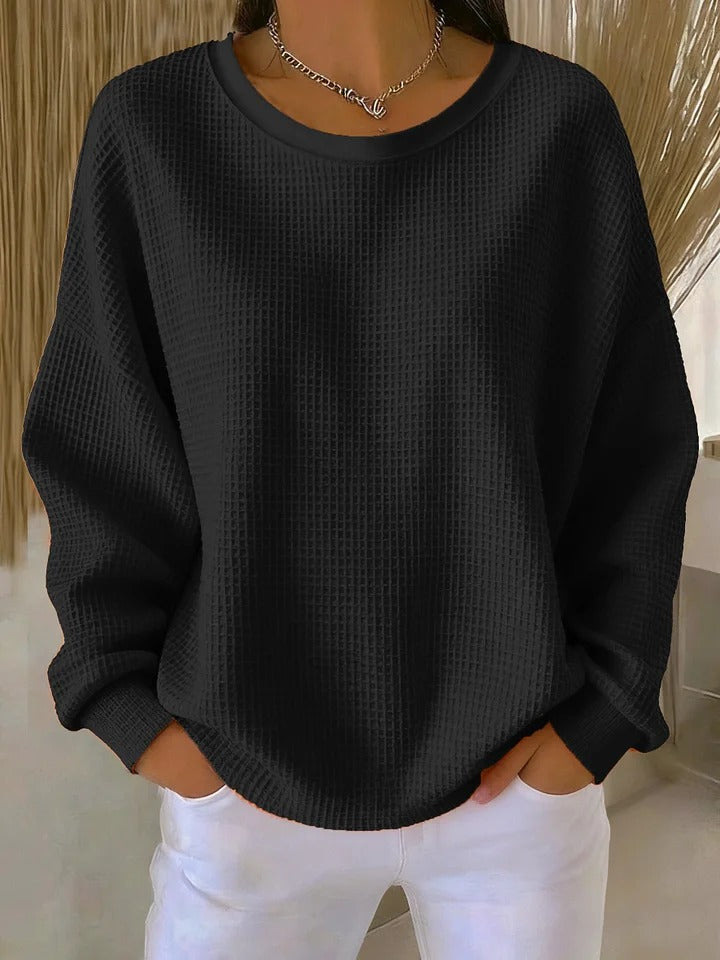 Sweater with a Wide Collar