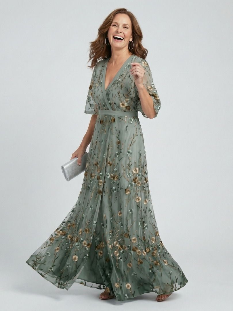 Selora | Halter Bloom Flow Dress