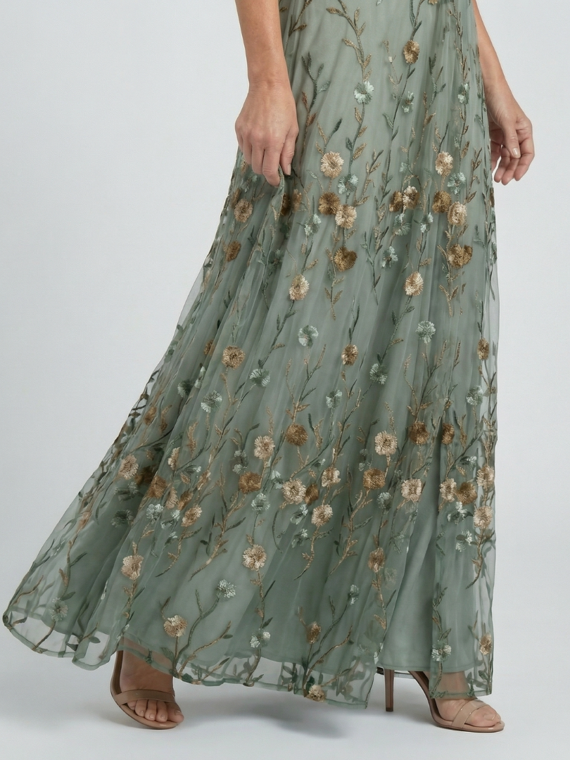 Selora | Halter Bloom Flow Dress