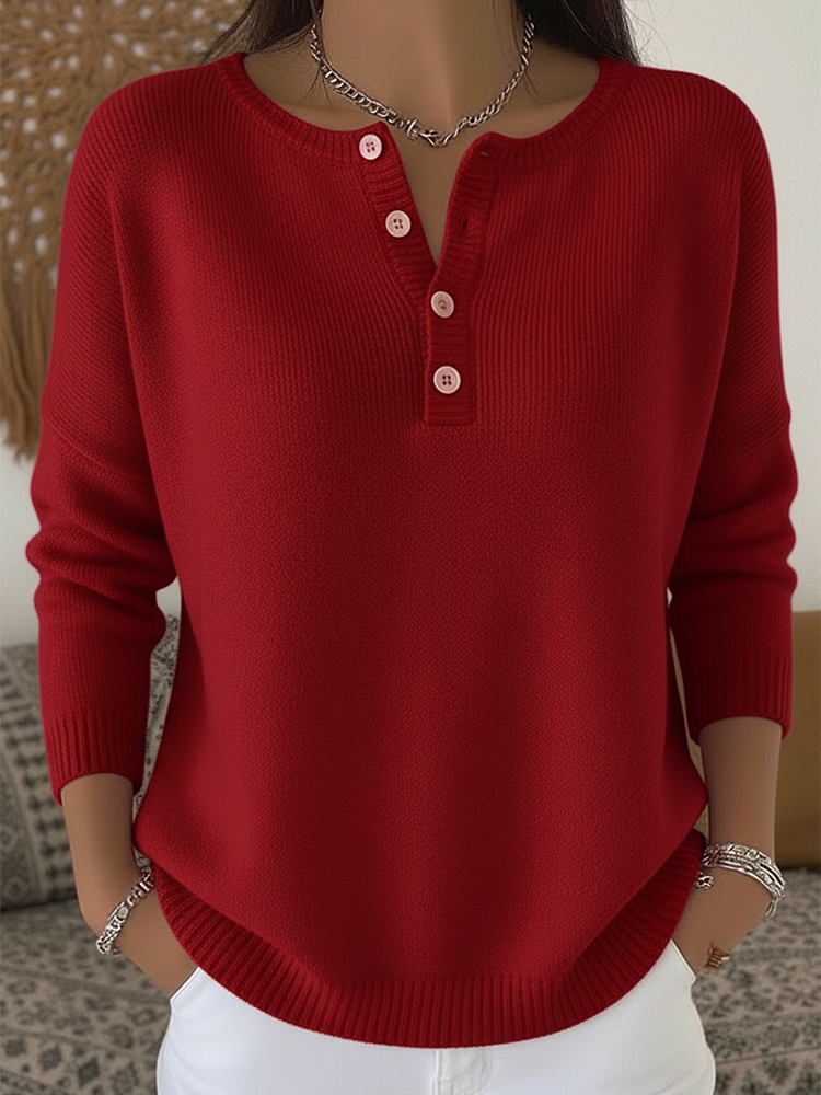 Calm Button-Up Jumper