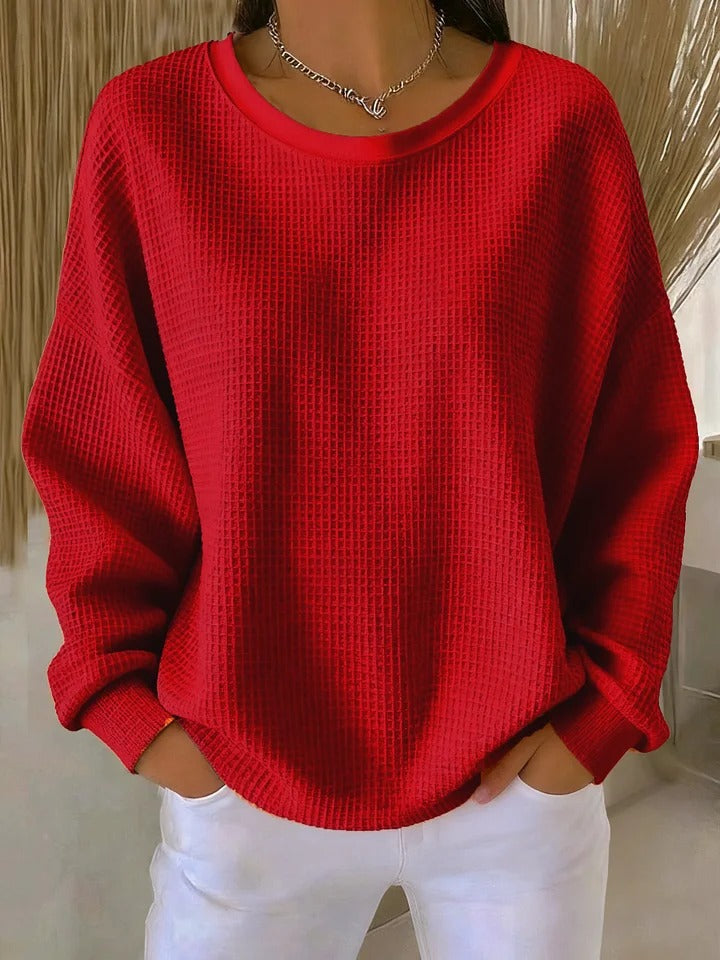 Sweater with a Wide Collar