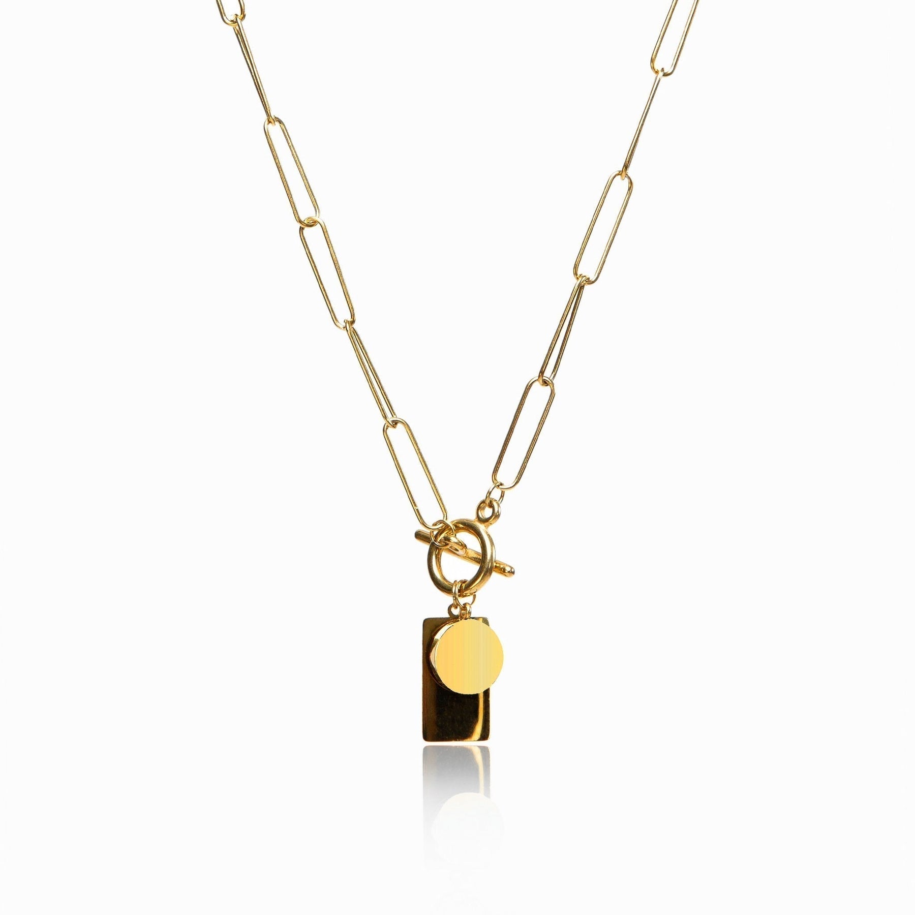 Rectangular Clasp Necklace