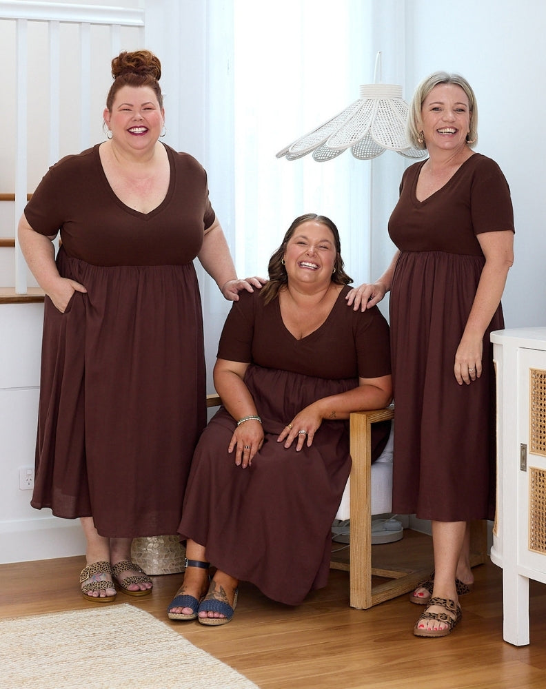 Ricki Dress - Chocolate