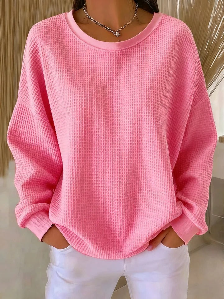 Sweater with a Wide Collar