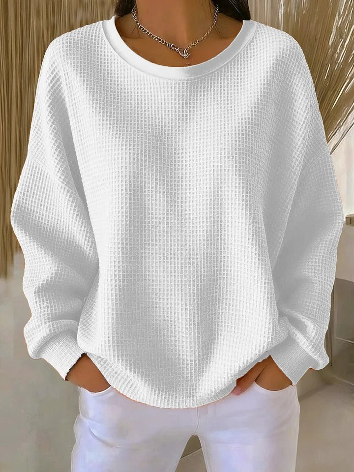 Sweater with a Wide Collar