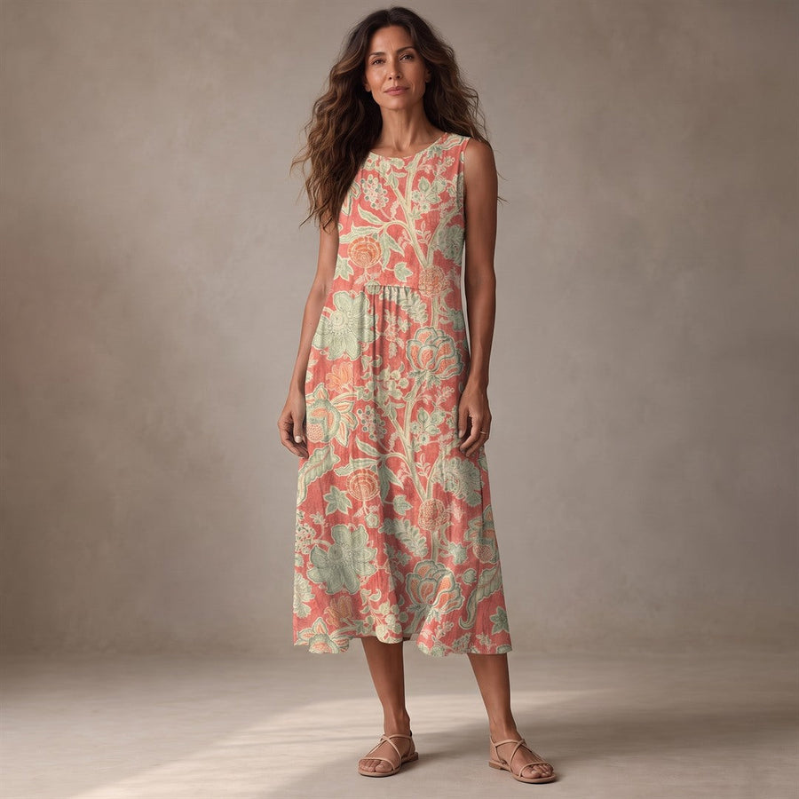 Alicia | Floral Midi Dress