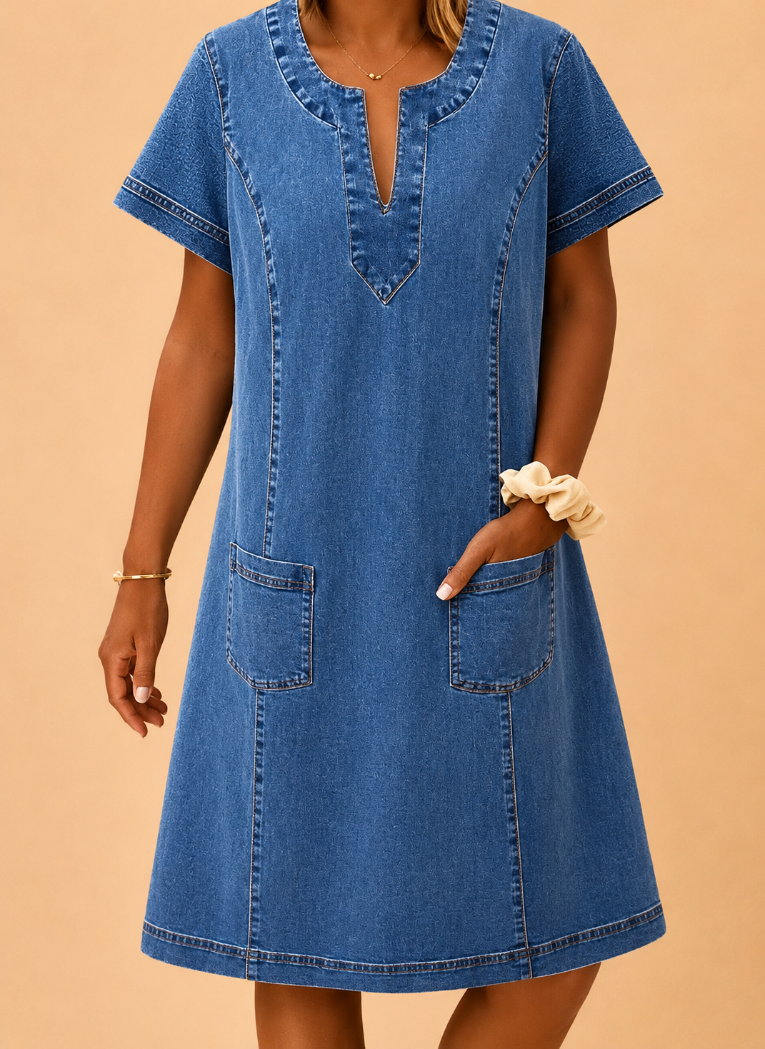 Claire™ | Light fabric Dress
