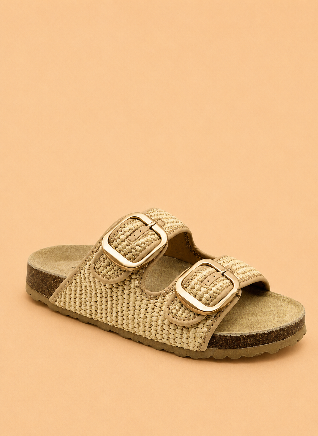 Cammy Sandal - Natural Raffia