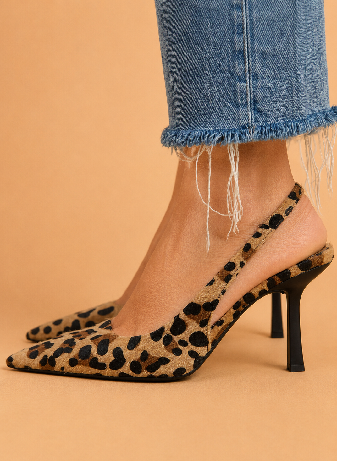Veda™ Chic Leopard Slingback Heels