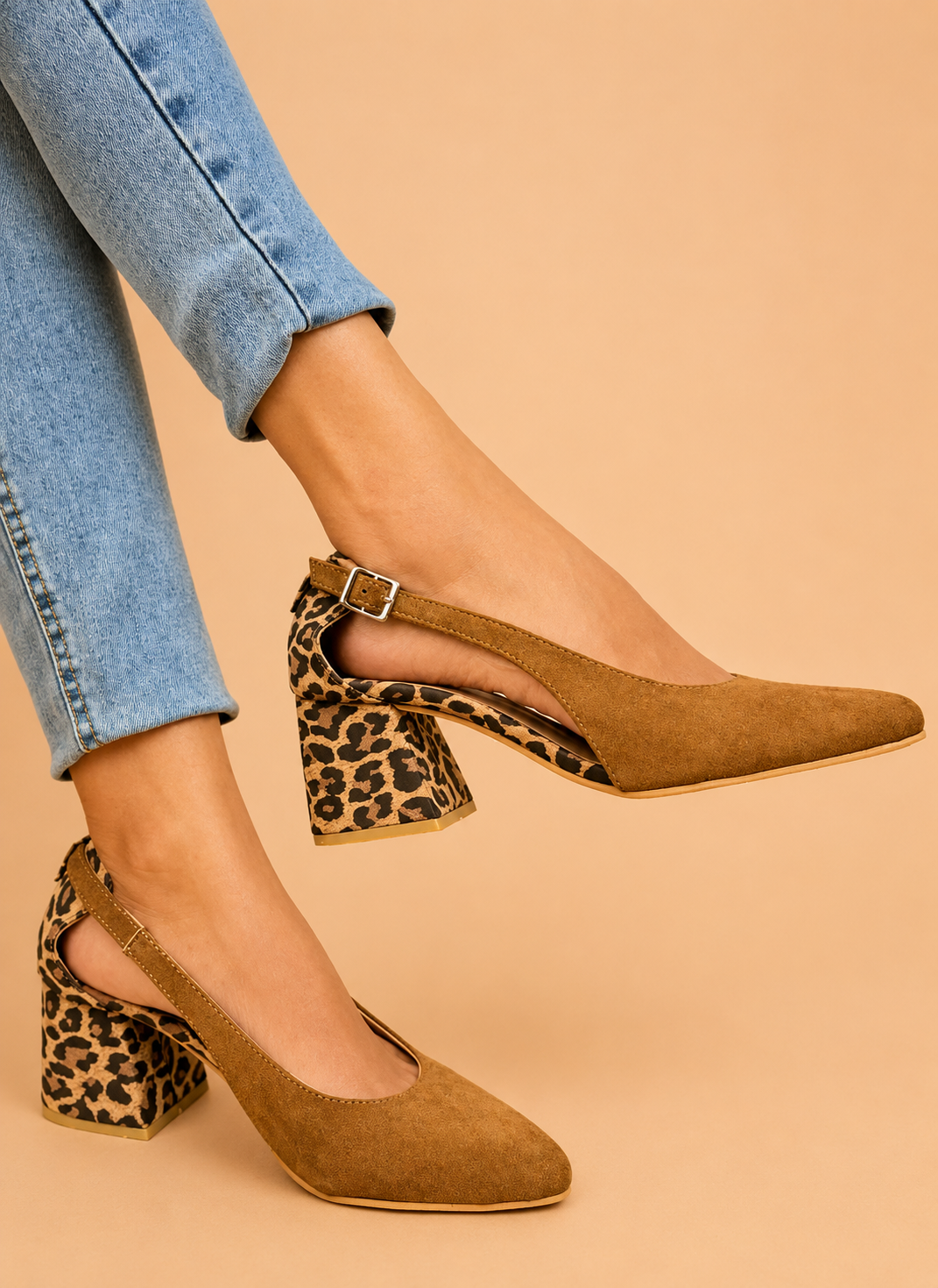 Kyra™ Chic Leopard Slingbacks