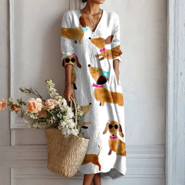 Emma™ - Easygoing Linen Comfort Dress