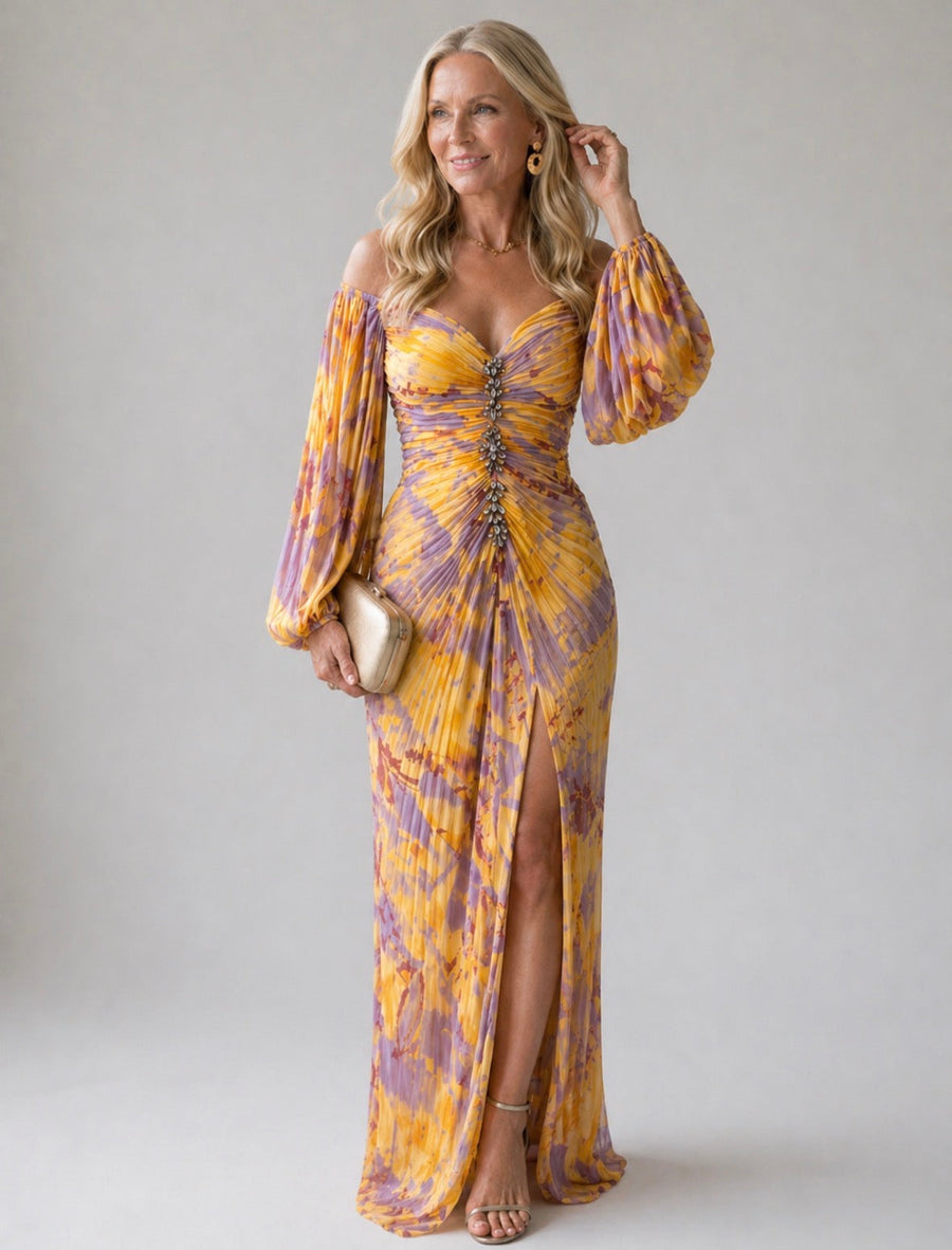 Kristine™ | Elegant Dress with V-Neck