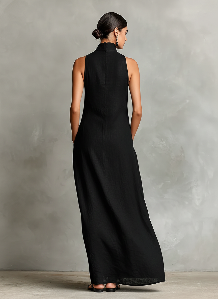 Celeste | High Neck Maxi Dress