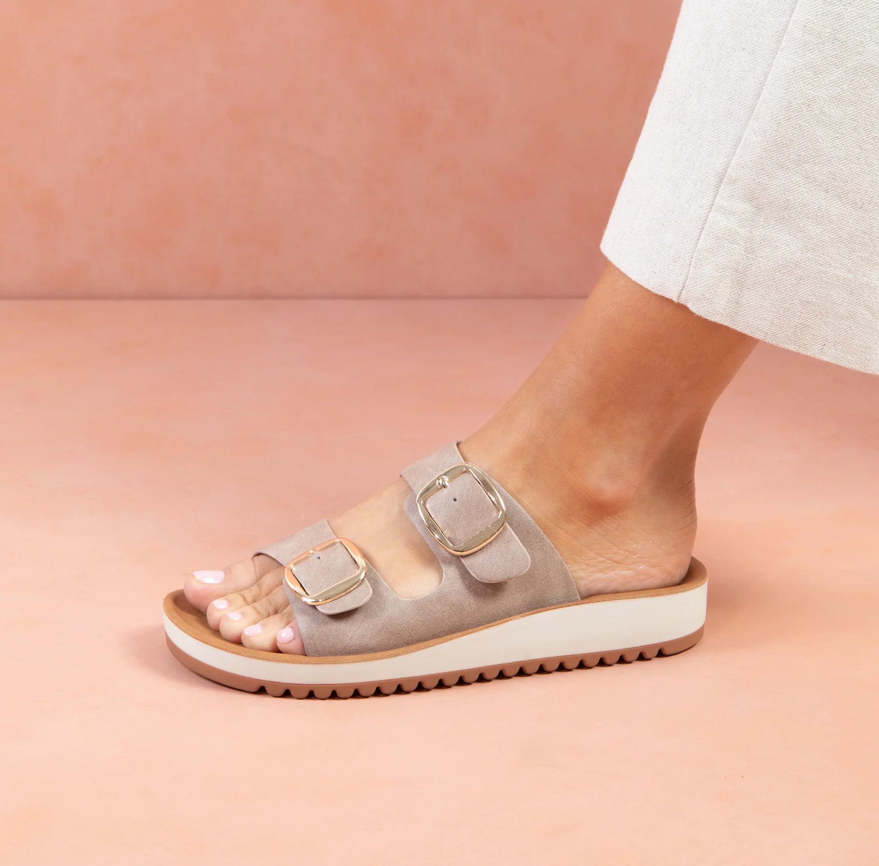 Naara Sandal - Taupe