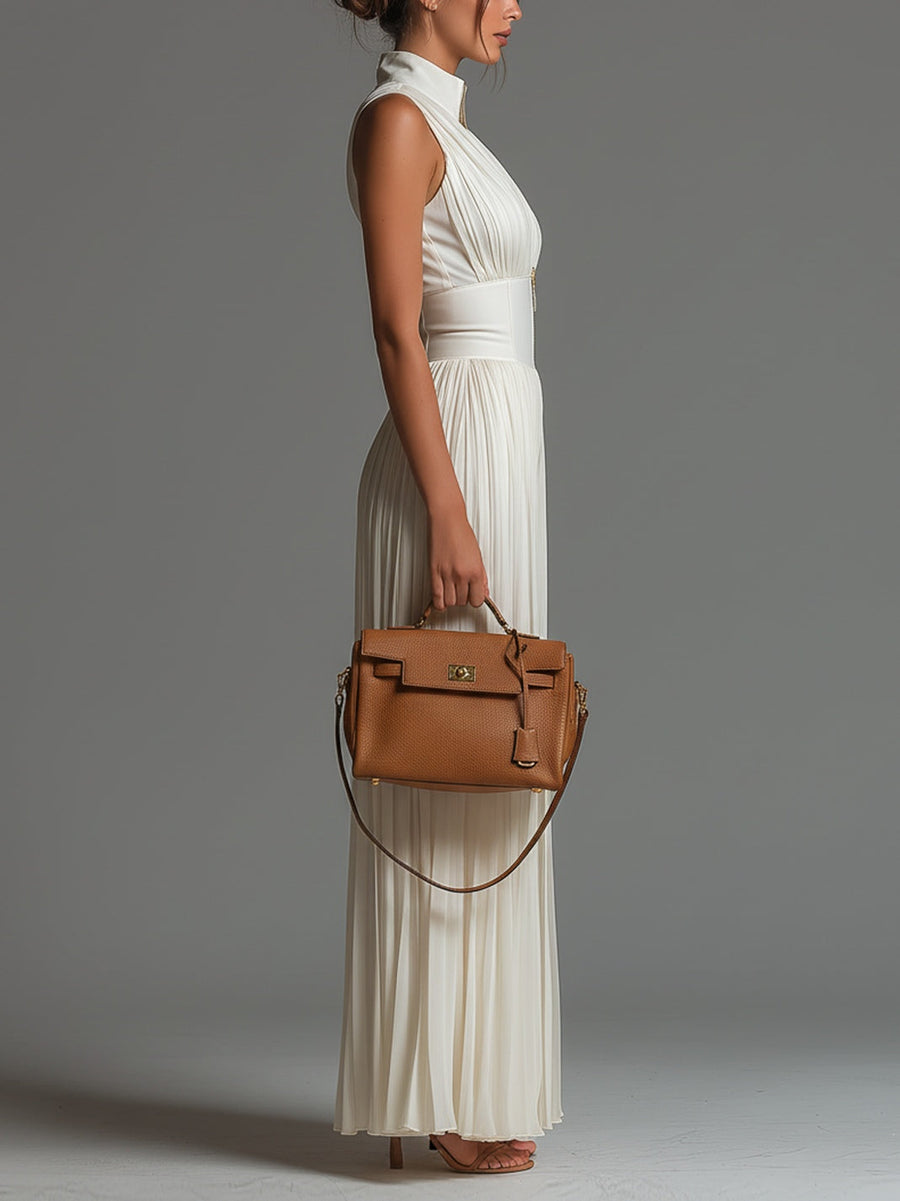 Isla - Luxe Pleated Jumpsuit