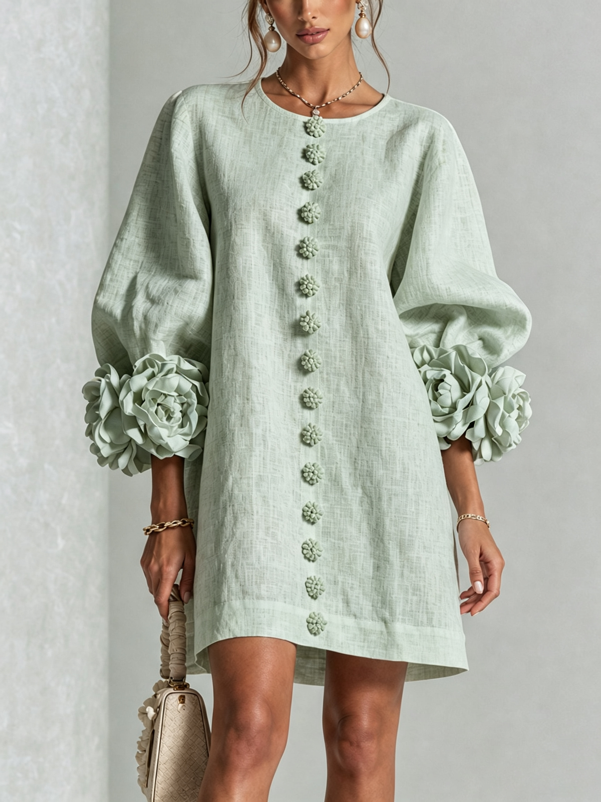Rosalie | Button-Down Mini Dress