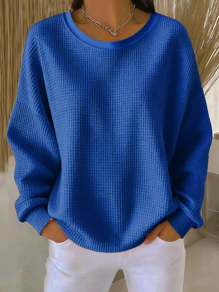 Sweater with a Wide Collar