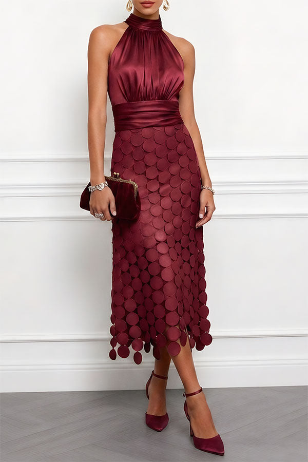 Céline Elegant Midi Dress
