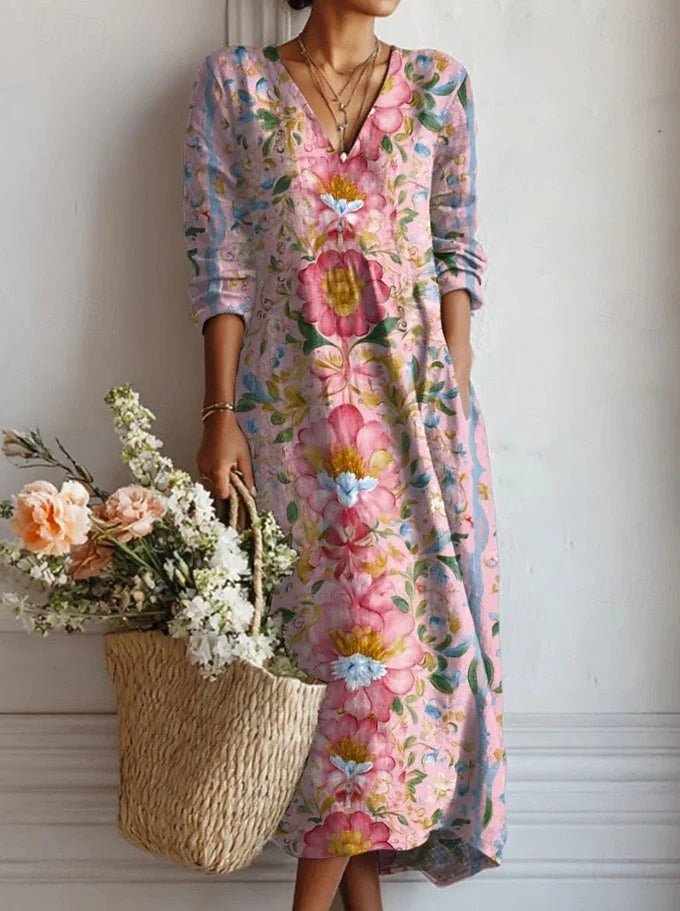Emma™ - Easygoing Linen Comfort Dress