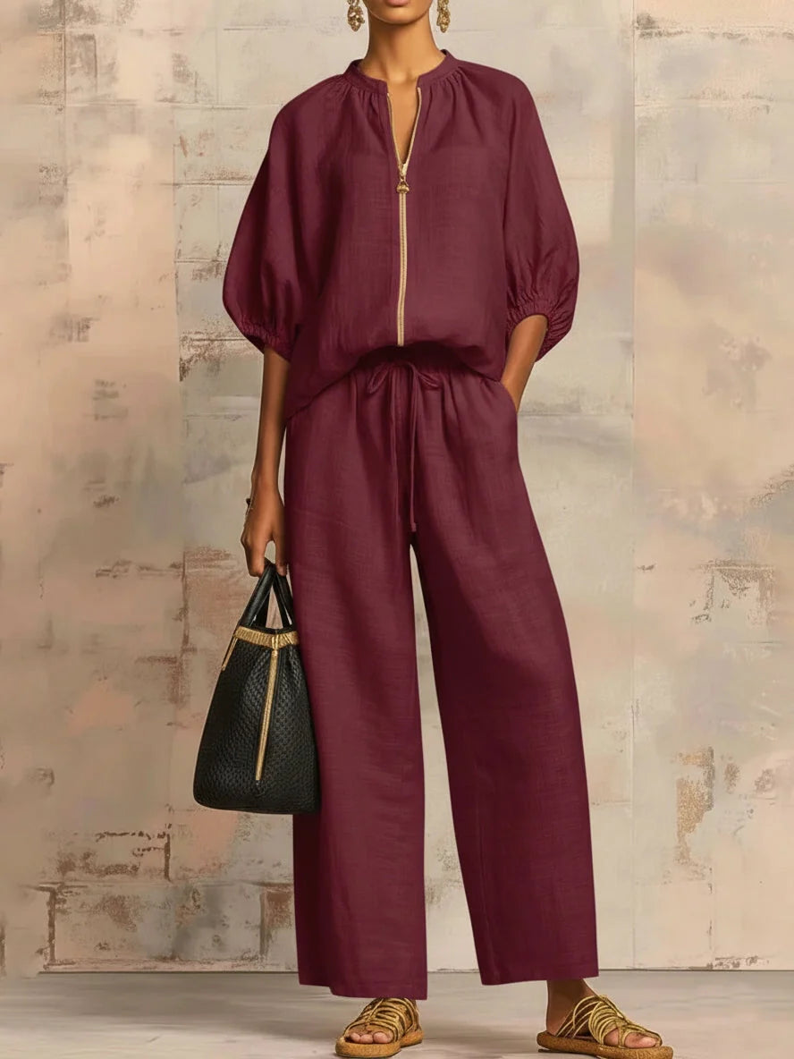Amélie | Effortless Zip Two-Piece Set